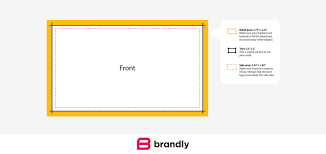 Business card size as far as pixels: Standard Business Card Sizes Free Templates Brandly Blog