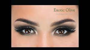 exotic olive eye makeup for fall you