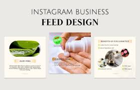 create insram feed design