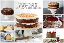 decorate a cake without ercream