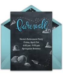 Free Farewell Party Online Invitations Punchbowl