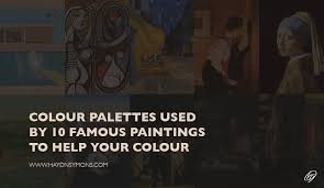 Colour Palettes Used By 10 Famous