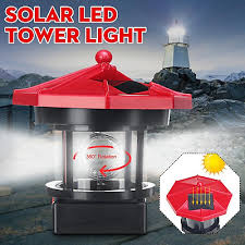 Mua Led Solar Powered Lighthouse Statue