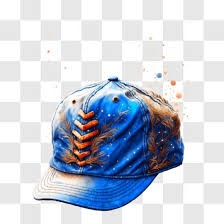 blue baseball hat png free