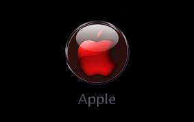 Red and blue wallpaper iphone wallpaper. Red Apple Logo Wallpapers Red Apple Logo Stock Photos