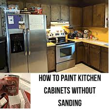 Get the job done right the first time with valspar®. Paint Kitchen Cabinets Without Sanding Using These Low Stress Steps