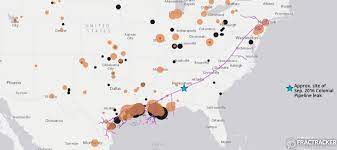 A cyberattack forced the temporary shut down of one of the us' largest pipelines friday, highlighting already heightened concerns over the vulnerabilities in the nation's critical infrastructure. A Proper Picture Of The Colonial Pipeline S Past With Map And Data