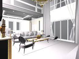 villa interior design 3d max model for