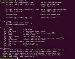 the hostname command in linux