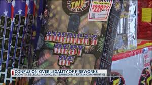 consumer grade fireworks allowed