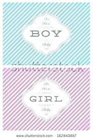Baby Boy Announcement Template Stock Illustration Of Free