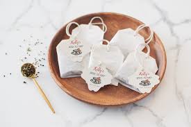 diy tea party favors for baby bridal