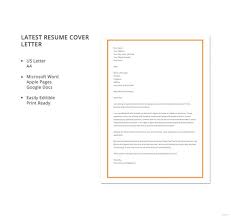 20 simple cover letter templates pdf