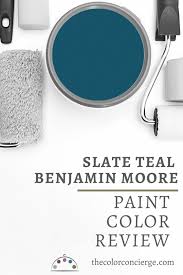 Benjamin Moore Slate Teal Color Review