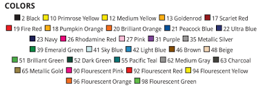 Parking Tag Color Options Chart Parking Permit Outlet Lees