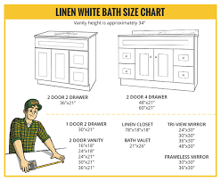 linen white bathroom vanity builders