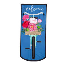 Mini Blue And Pink Spring Fl Bike