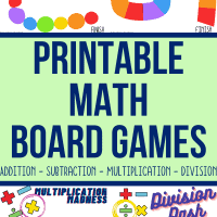 Math board games are games that use mathematics as part of the game. Free Printable Board Games For Kids Views From A Step Stool