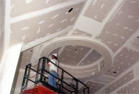 installation of gypsum board ceiling