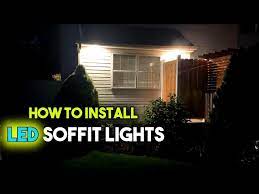soffit lighting install tips and