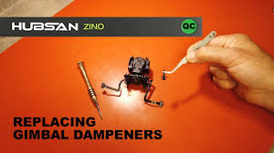 The first crash was potentially catastrophic. Hubsan Zino Replacing Gimbal Dampeners Youtube