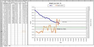 Excel Weight Loss Chart Barca Fontanacountryinn Com