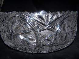 waterford pinwheel lead crystal bowl