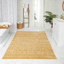 mohawk home wellington gold bath rug