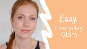 easy natural glam makeup for redheads