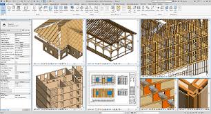 wood framing bim 3d modeling software