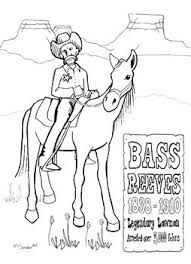 A bass coloring page to color, print or download. Bass Reeves Coloring Page By Mrsspeaker Teachers Pay Teachers