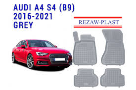 car mats in gray for audi a4 s4 b9
