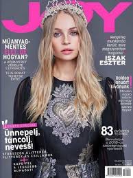 Kezdés dátuma 2006 november 12. Eszter Iszak Joy Magazine Cover Hungary January 2019 Joy Magazine Cover Photos Magazine Cover