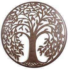 Large Tree Of Life Metal Wall Art The