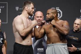 Cheer stipe miocic in style. Daniel Cormier Vs Stipe Miocic Trilogy Who Has The Edge Firstsportz