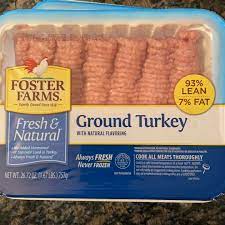 calories in foster farms organic ground