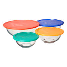 Pyrex Smart Essentials Glass Bowls With