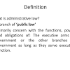 Nature and Purpose of Administrative law