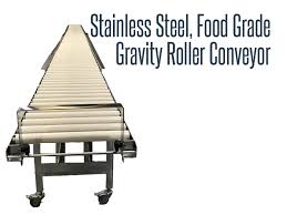 food grade gravity roller conveyor