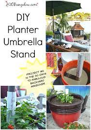 Diy Planter Umbrella Stand Tutorial