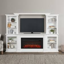 Real Flame Monte Vista Electric Media Fireplace White