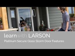 Platinum Secure Glass Storm Door