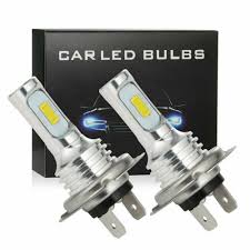 2 pcs h7 led headlight bulb