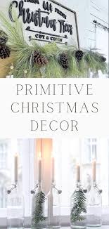 primitive christmas decor ideas for