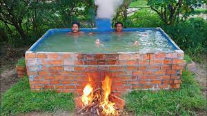 It takes normally 8 to 12 hours to cycle all the water in your pool so you can expect an overall temperature rise of 5 to 15. Build Heated Swimming Pool For The Winter Youtube