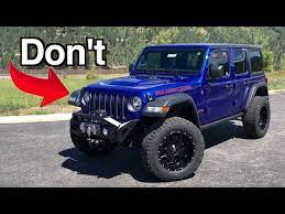 I'll skip the discussion as to how it depends what you want the vehicle for and assume you've decided you want one. Don T Buy A Jeep Wrangler And Reasons Why You Should Youtube