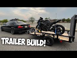 my diy motorcycle trailer build 8x5