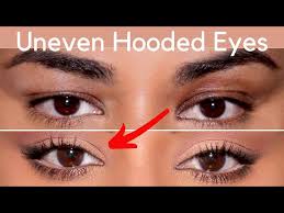 everyday makeup on uneven hooded eyes