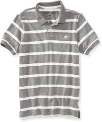 aeropostale mens a87 striped rugby polo