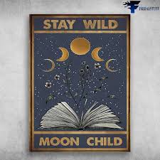 reader decor stay wild moon child